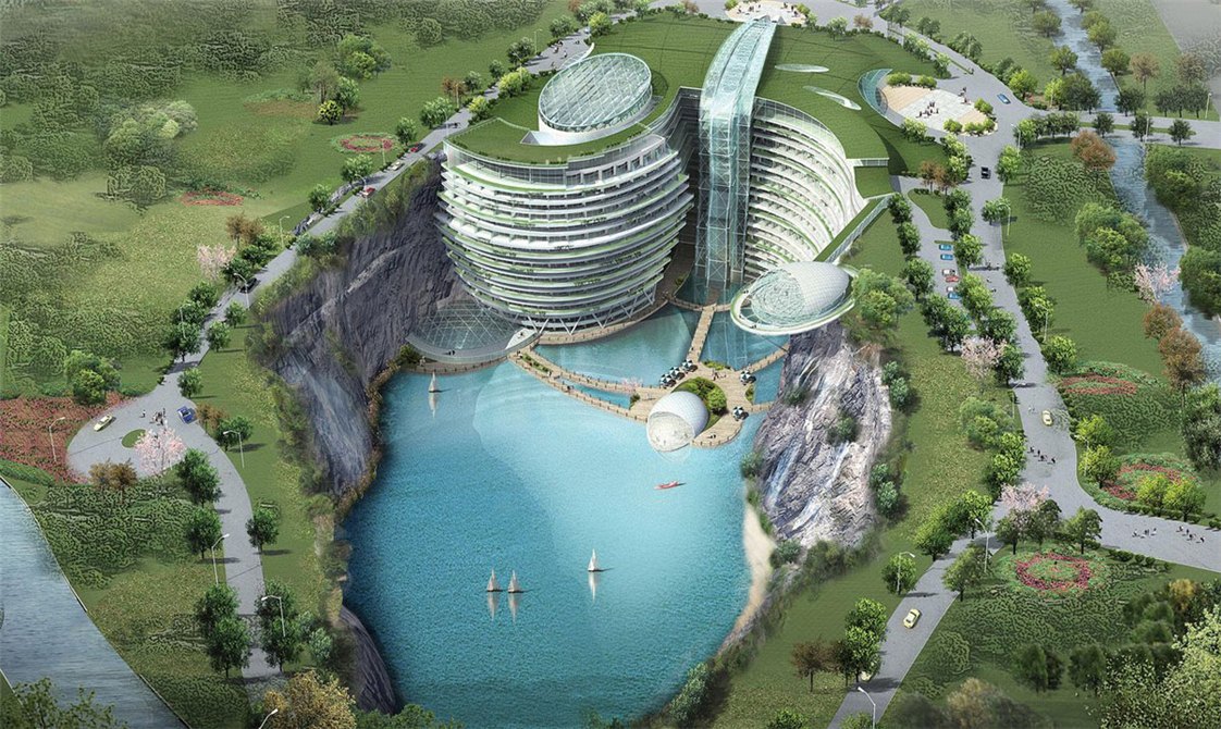  China, Songjiang Quarry Hotel