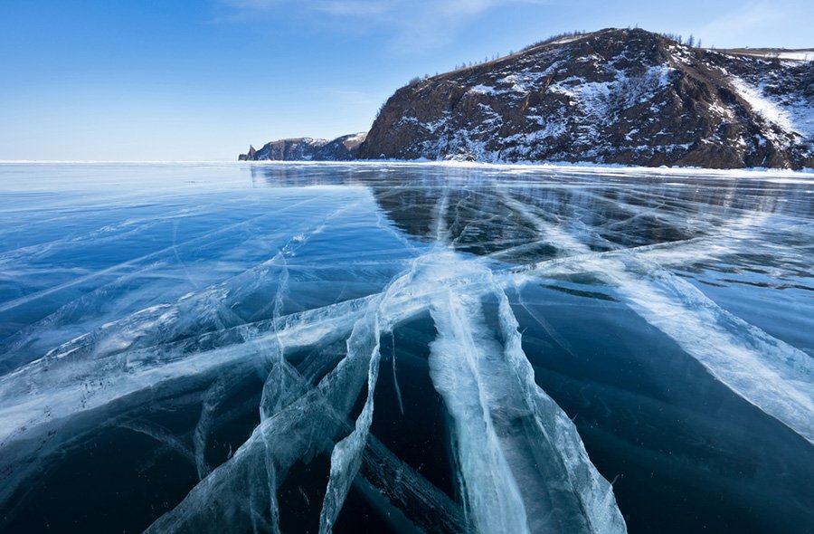 Lake Baikal in Siberia, Russia