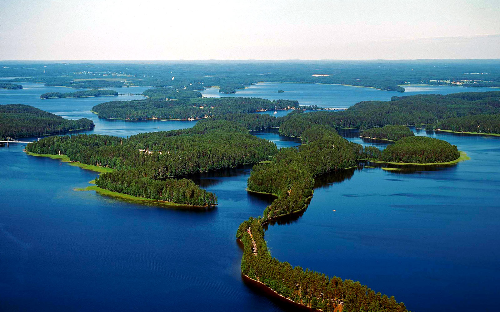 Lake Saimaa in Southeastern Finland
