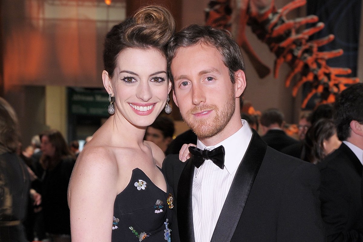 Anne Hathaway and Adam Shulman