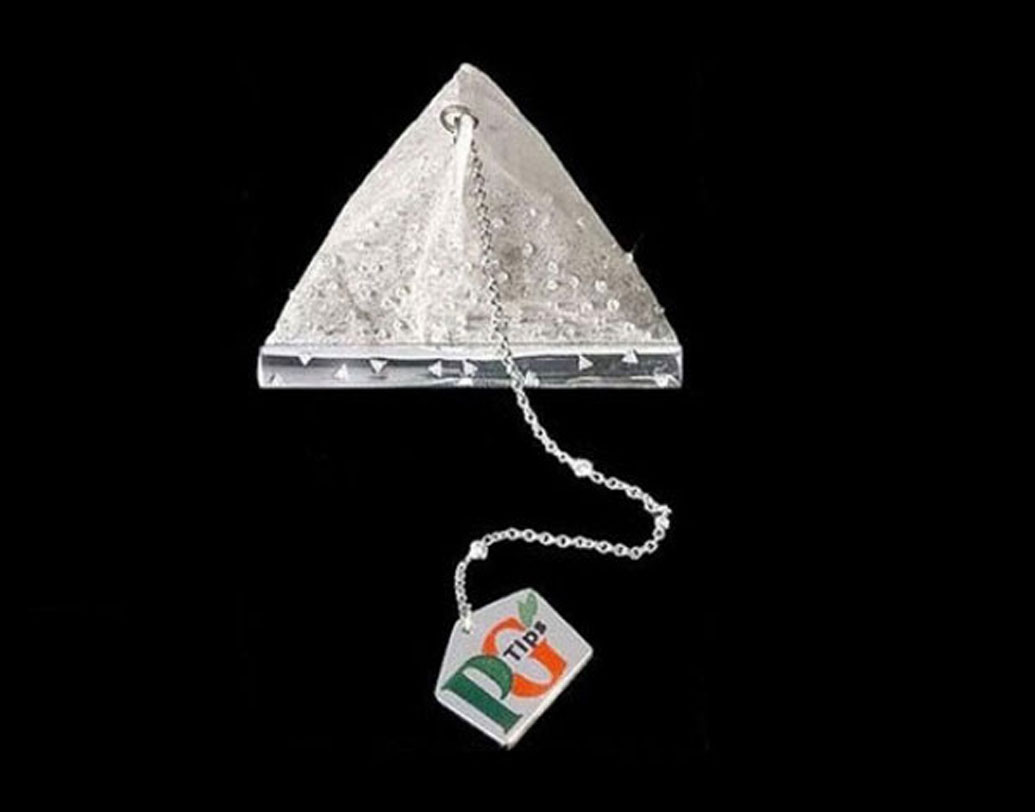 Diamond tea bag