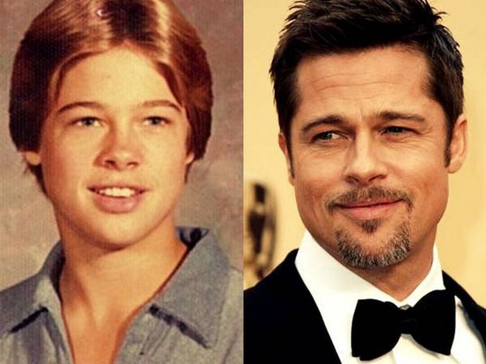 Brad Pitt Then And Now