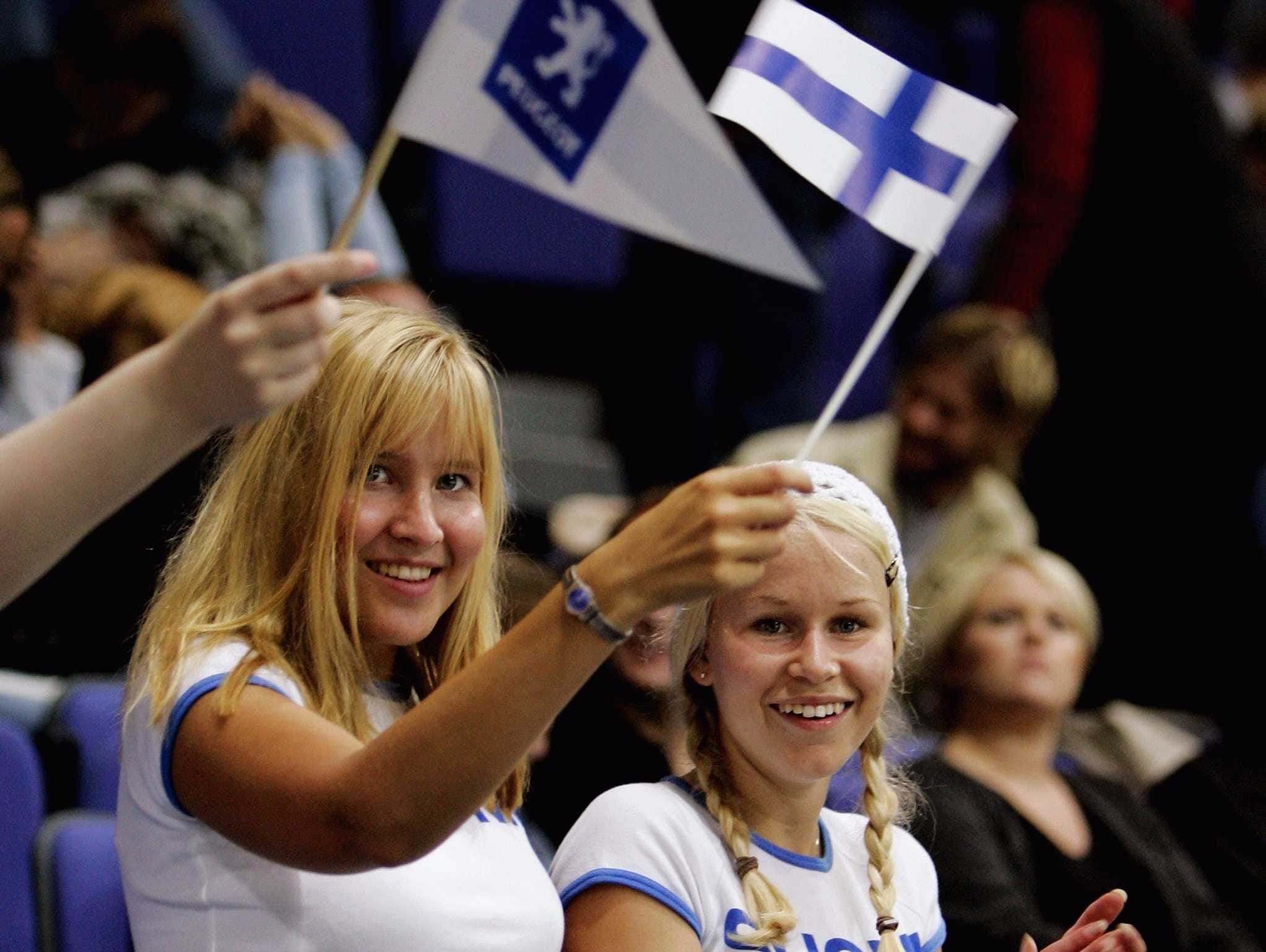 Finland has most people who are blonde