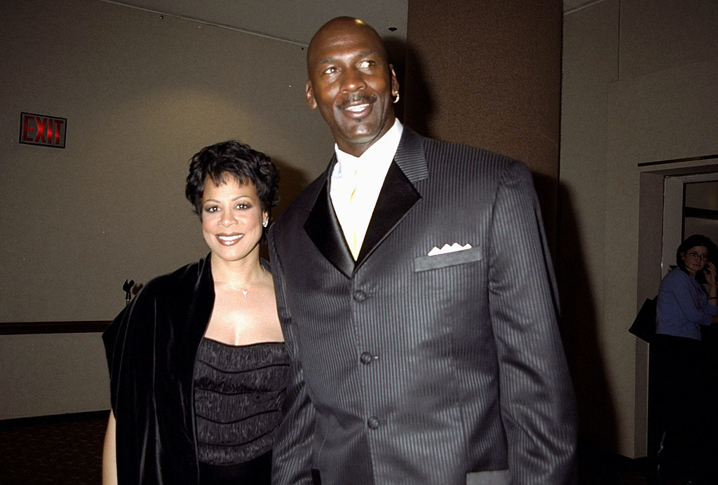 Michael Jordan and Juanita Vanoy