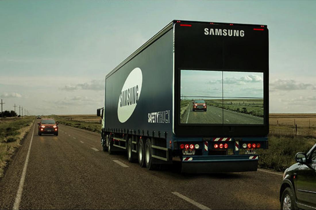 Samsung safety truck