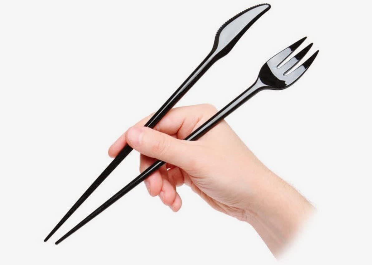 Forks and chopsticks