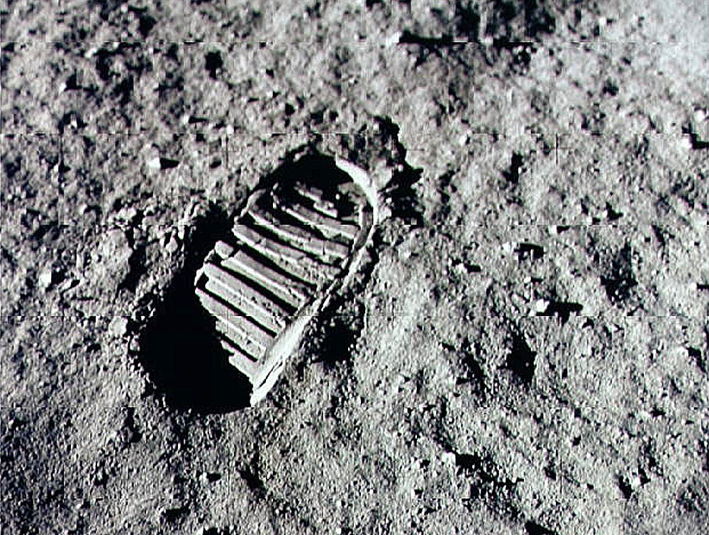 The US Flag Blasted Away On The Moon