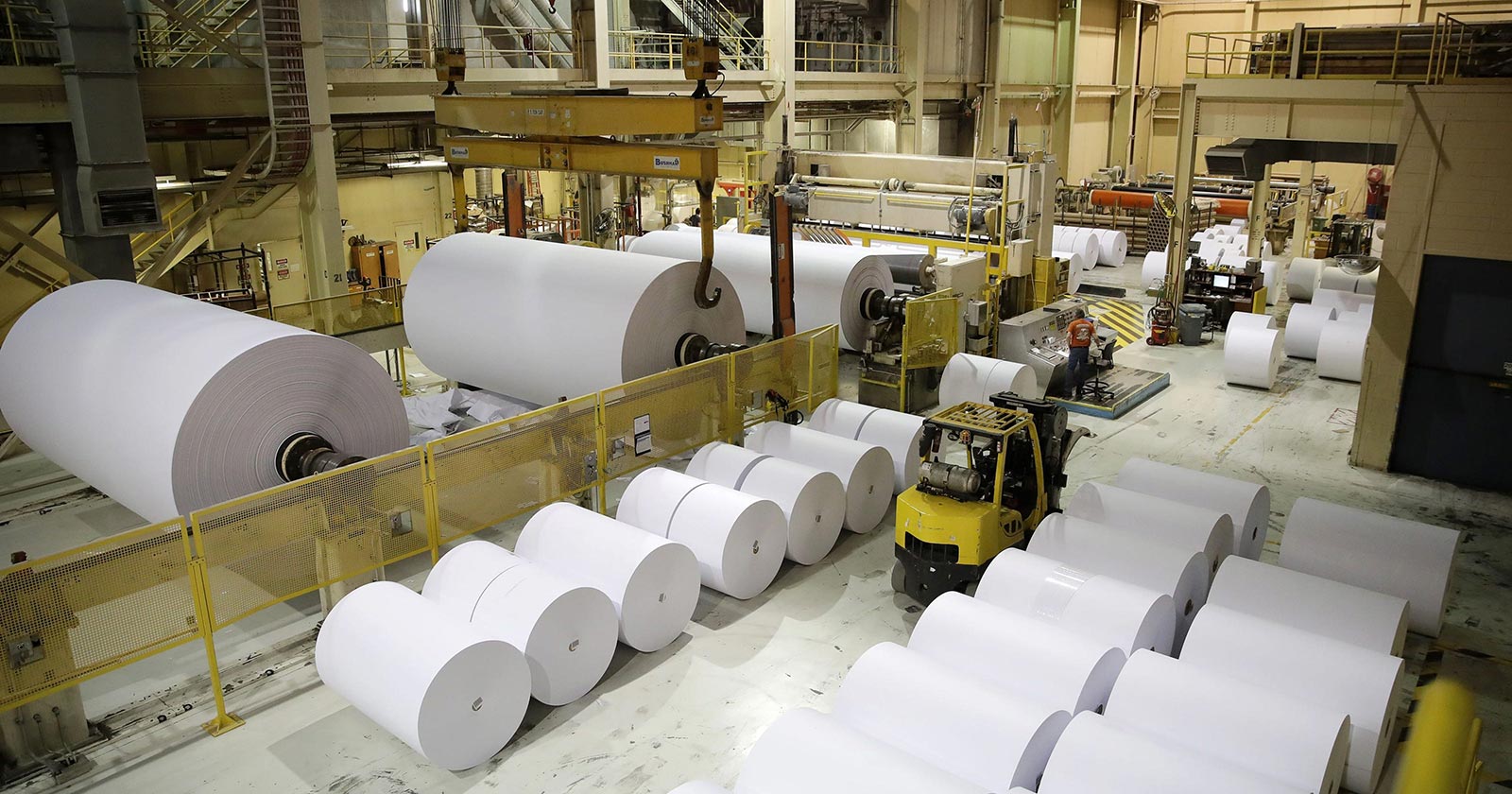  The very first paper production process