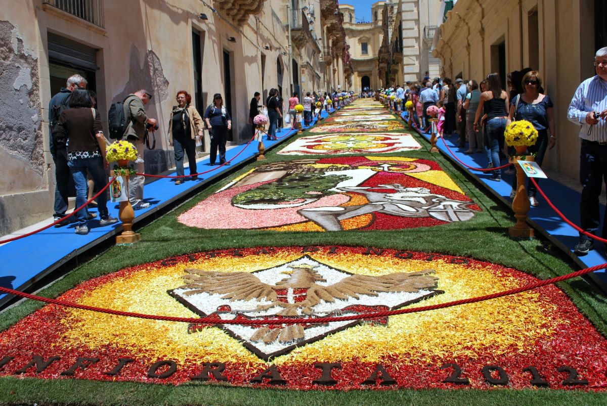 Genzano Infiorata Flower Festival