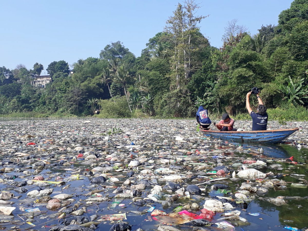 Citarum River, West Java, Indonesia