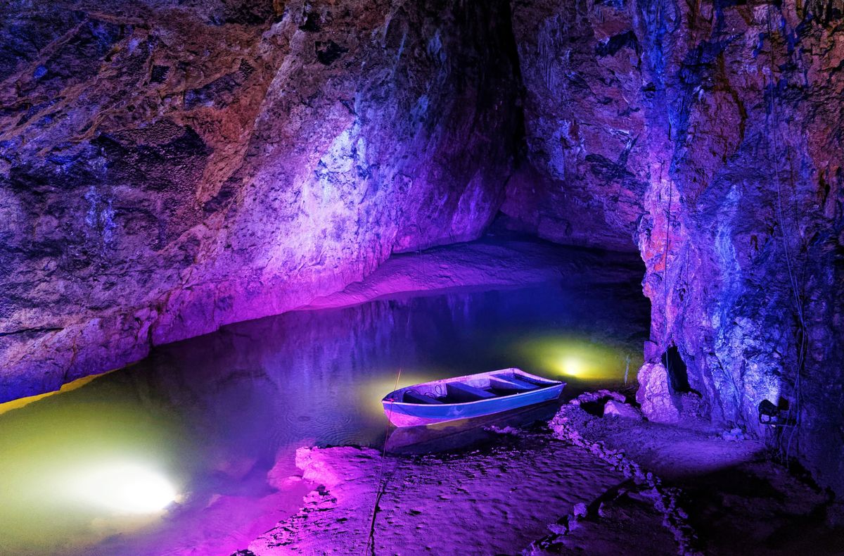 The Underground Cavern – Wookey Hole Caves, Somerset, UK