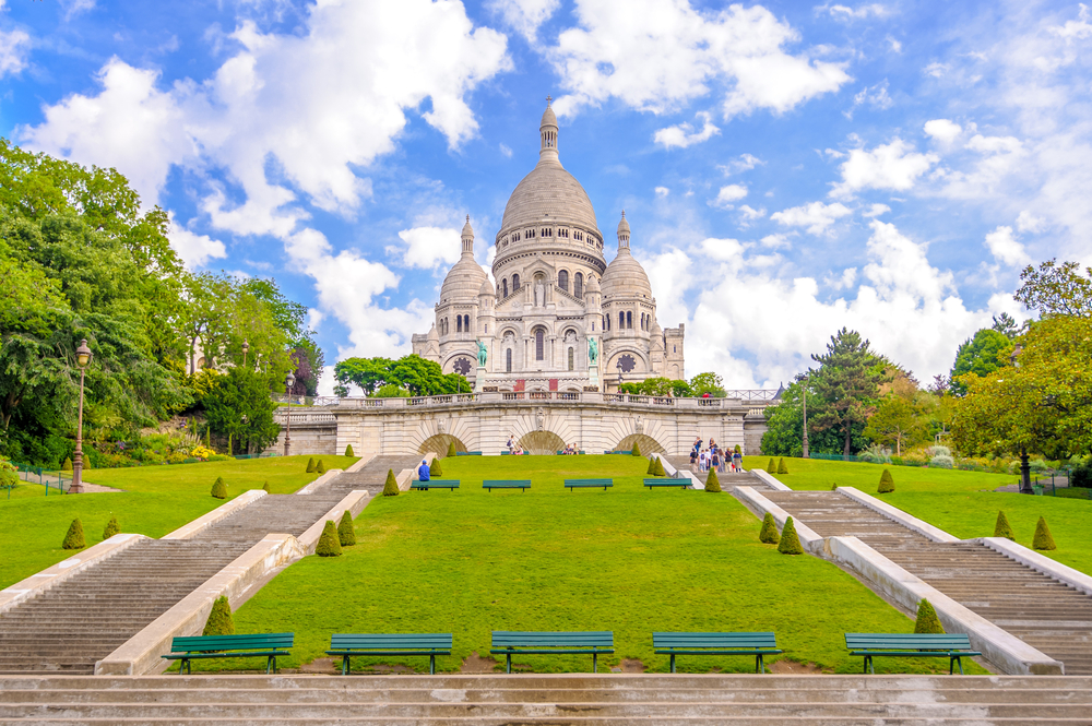 Sacre-Coeur (Sacred Heart) Basilica Of Montmartre
