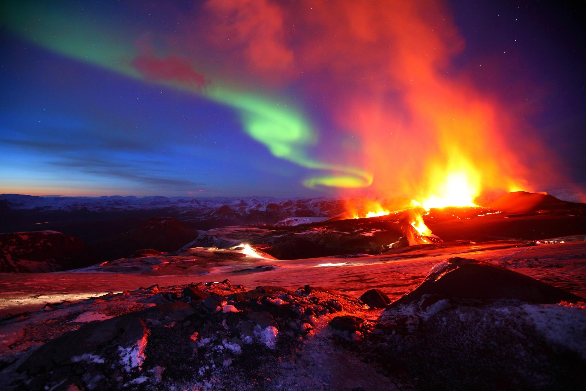 Eyjafjallajökull volcano, Iceland