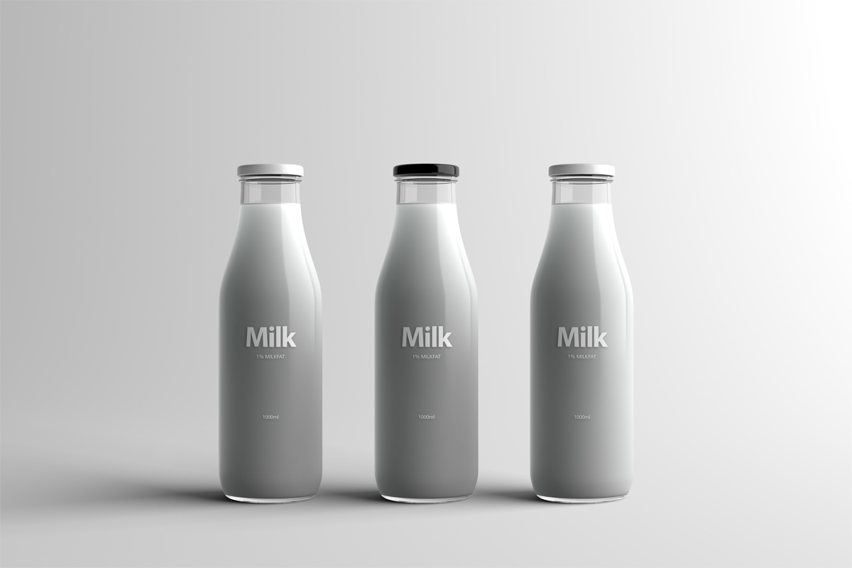 Packaged milk